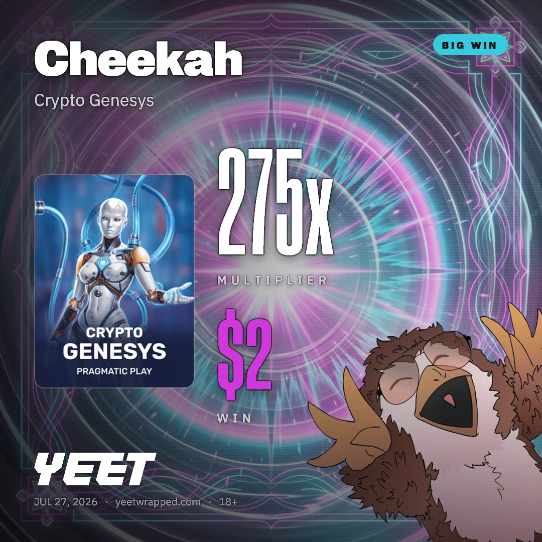 Cheekah hit 275x on Crypto Genesys