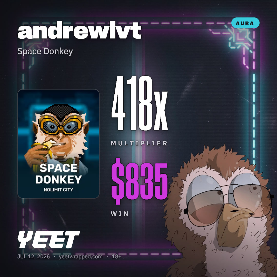 andrewlvt hit 417.7x on Space Donkey