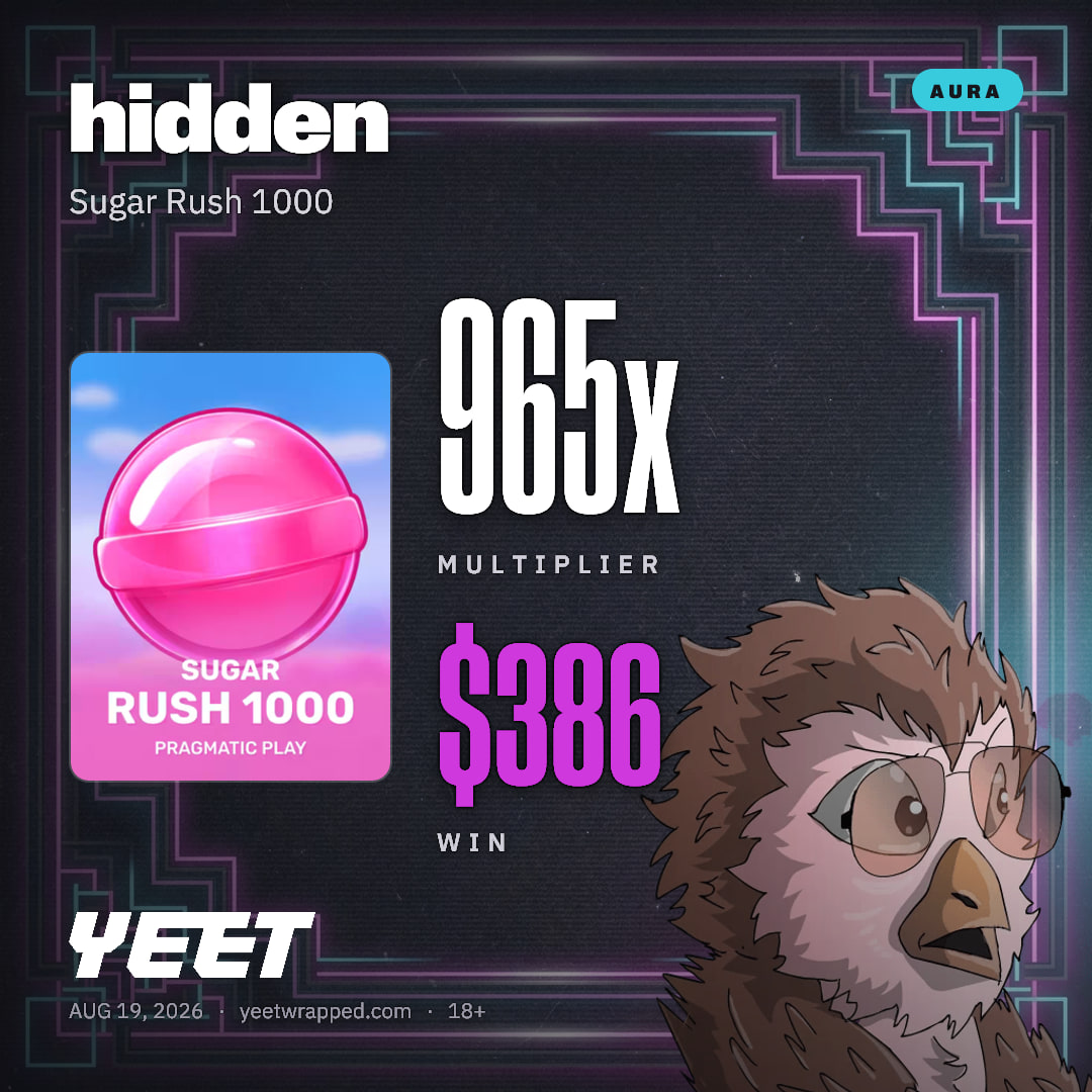 hidden hit 964.5x on Sugar Rush 1000