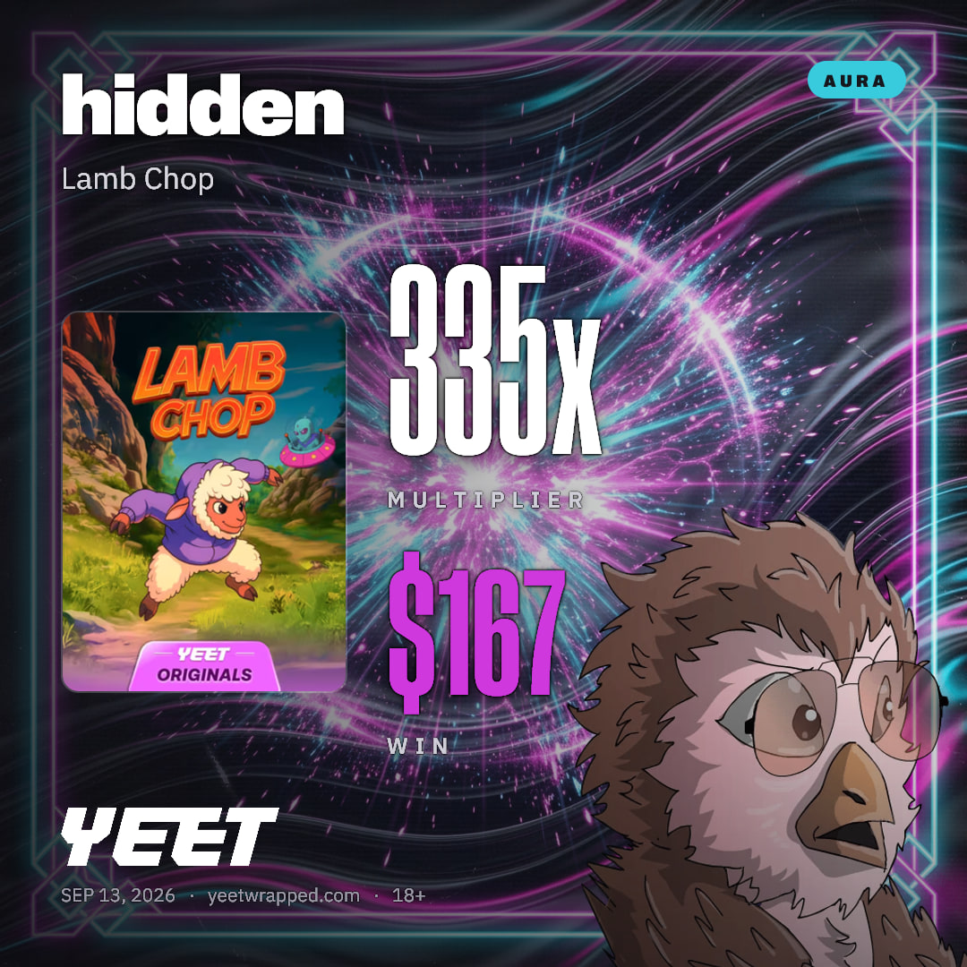 hidden hit 334.6x on Lamb Chop