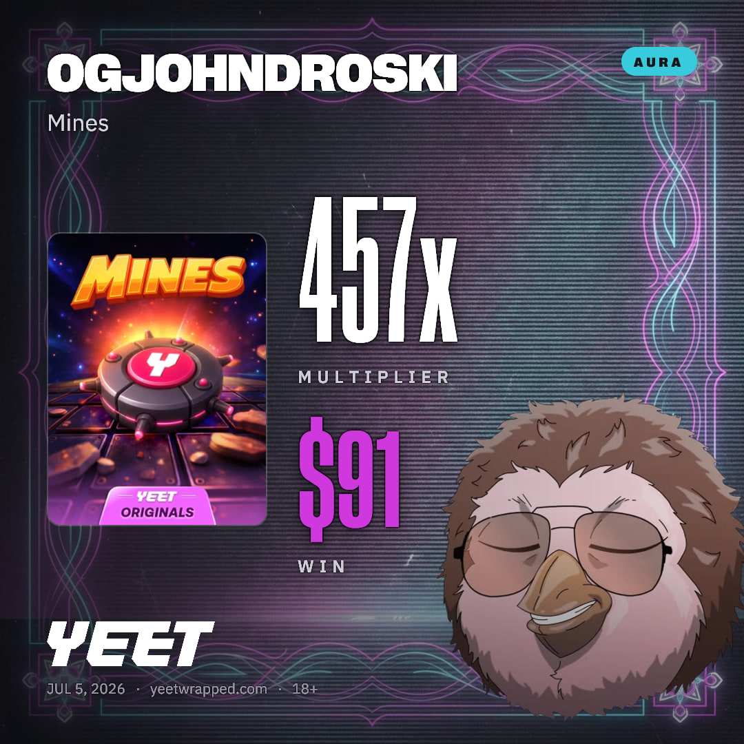 OGJOHNDROSKI hit 456.8x on Mines