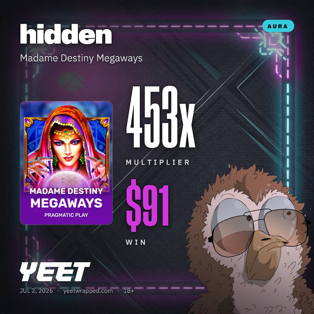 hidden hit 452.6x on Madame Destiny Megaways