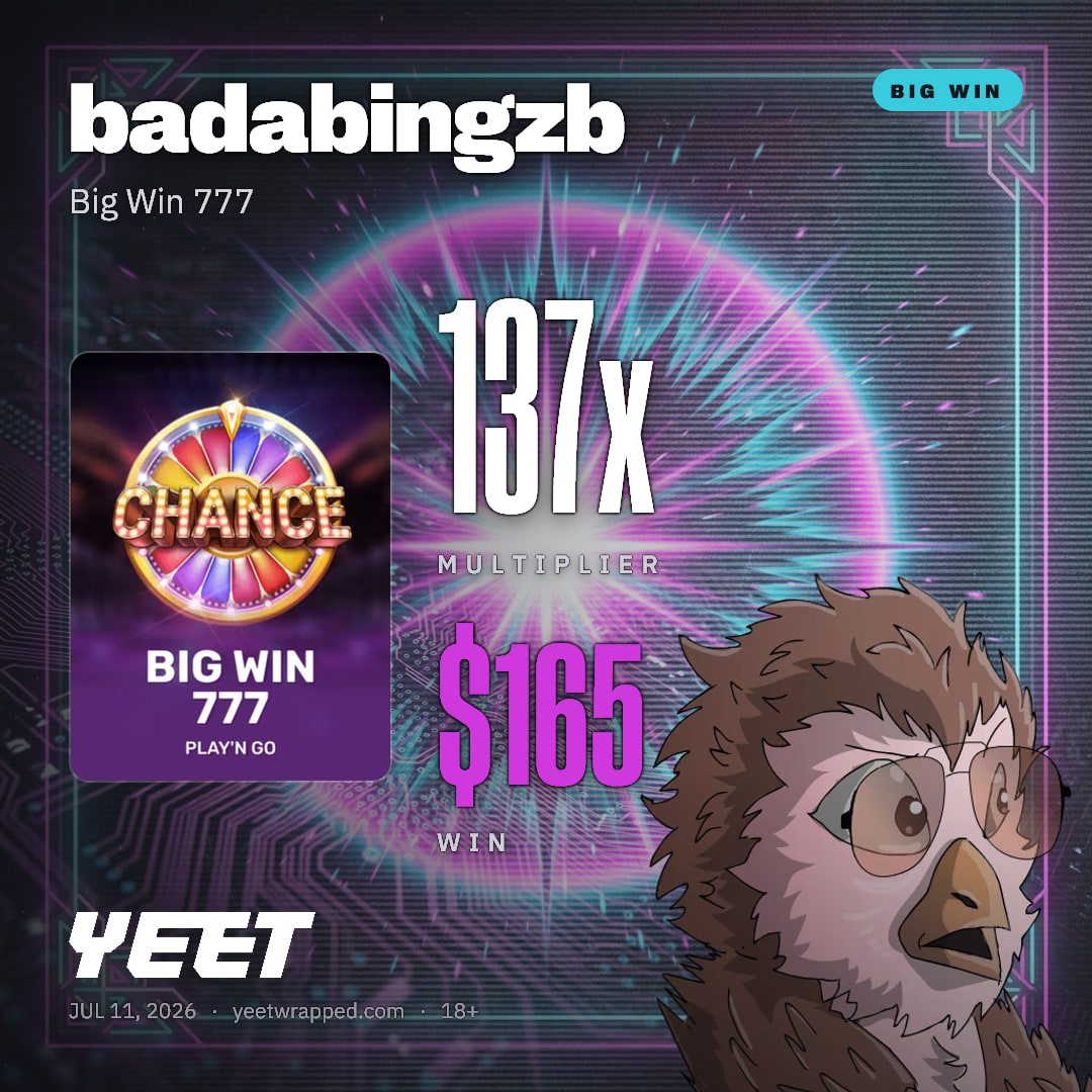 badabingzb hit 137.3x on Big Win 777