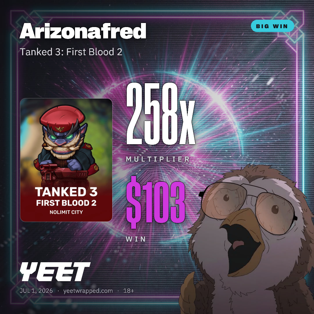 Arizonafred hit 258.1x on Tanked 3: First Blood 2