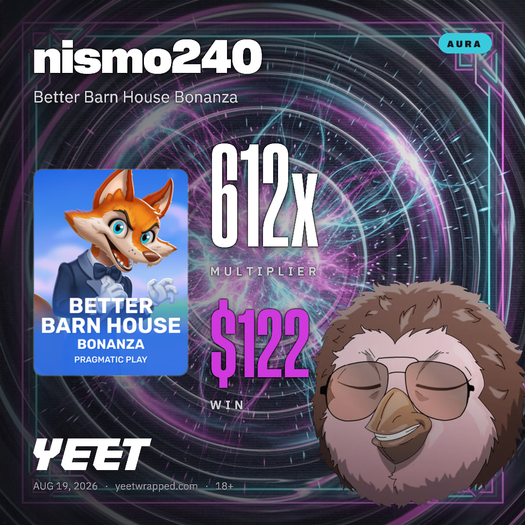 nismo240 hit 611.6x on Better Barn House Bonanza