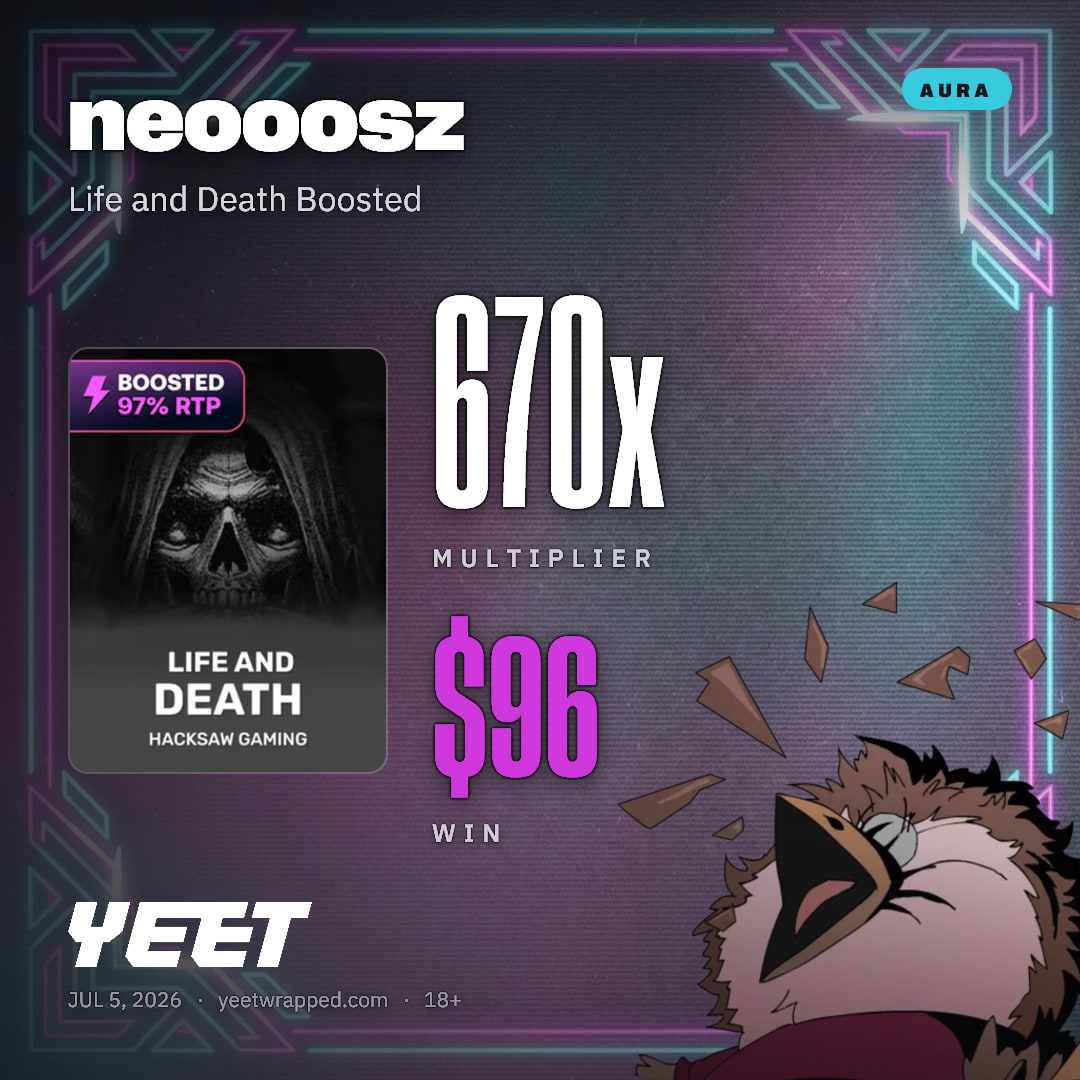 neooosz hit 669.9x on Life and Death Boosted