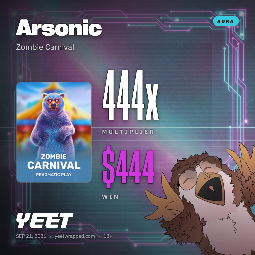 Arsonic hit 443.5x on Zombie Carnival