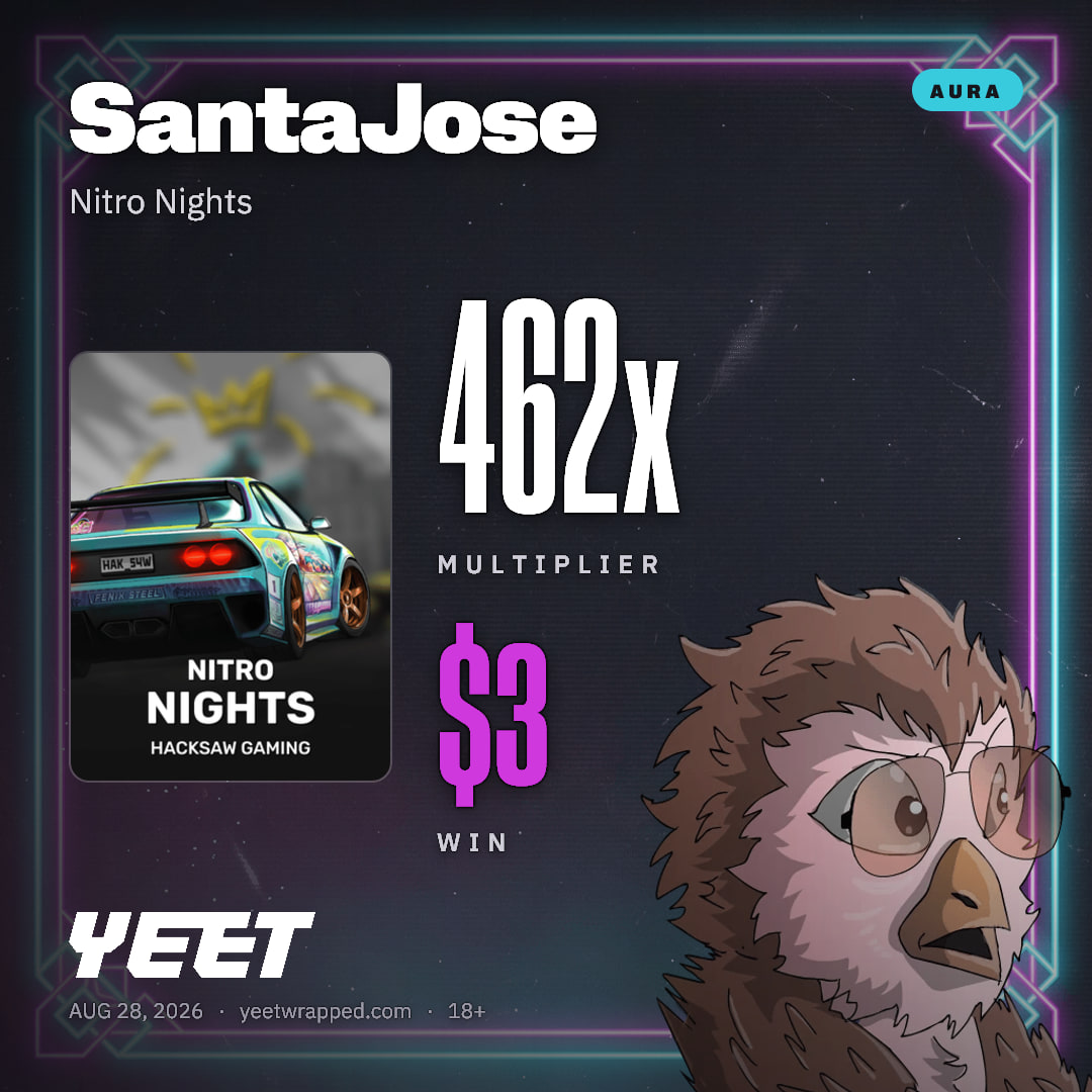 SantaJose hit 461.5x on Nitro Nights