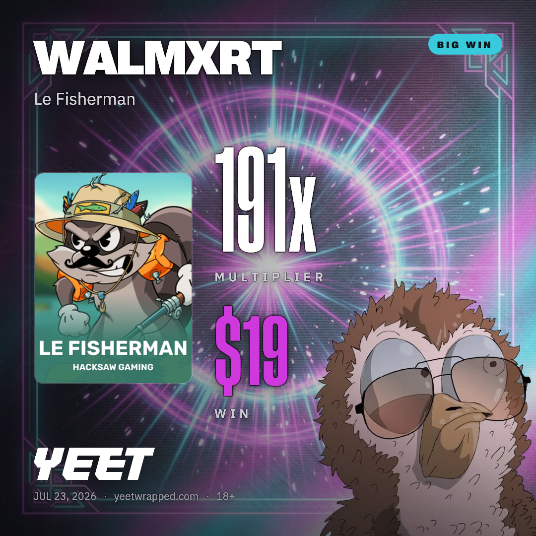 WALMXRT hit 191x on Le Fisherman