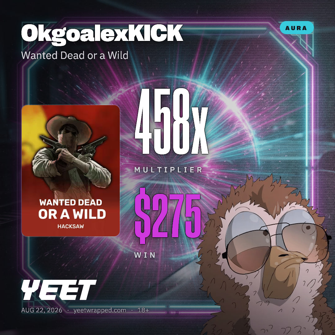 OkgoalexKICK hit 458.2x on Wanted Dead or a Wild