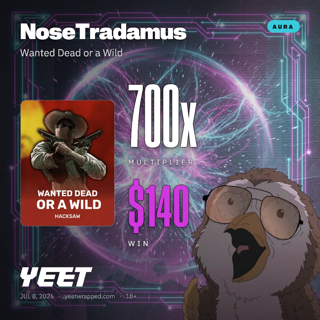 NoseTradamus hit 700x on Wanted Dead or a Wild