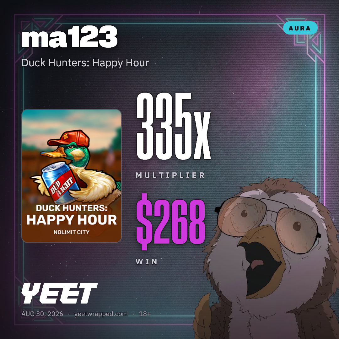 ma123 hit 335.4x on Duck Hunters: Happy Hour