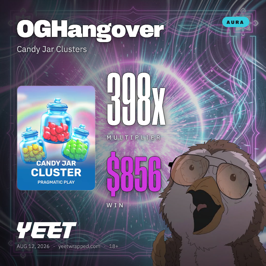 OGHangover hit 397.8x on Candy Jar Clusters