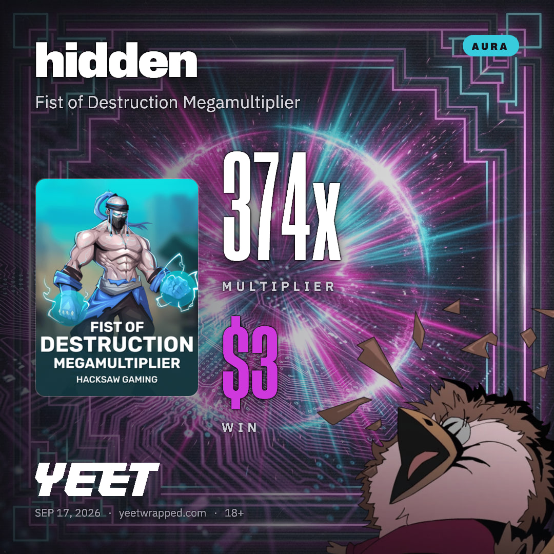 hidden hit 373.5x on Fist of Destruction Megamultiplier