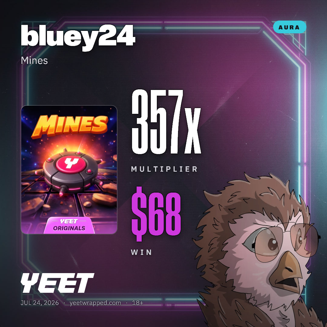 bluey24 hit 356.6x on Mines