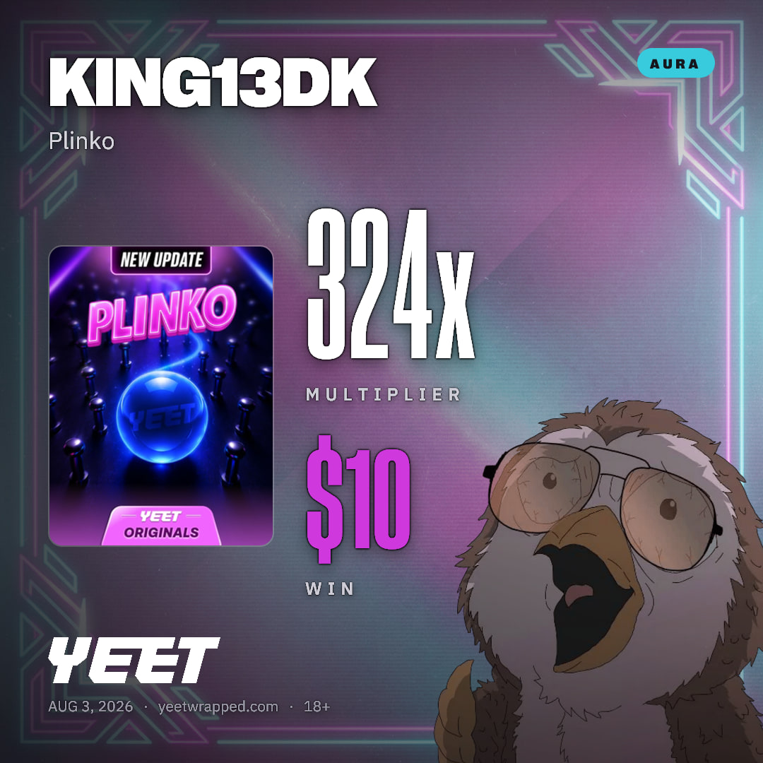KING13DK hit 324x on Plinko