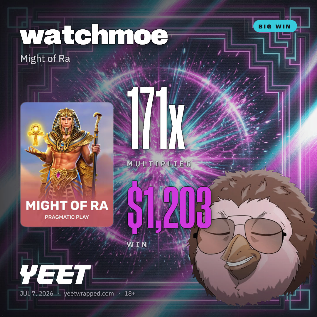 watchmoe hit 170.8x on Might of Ra