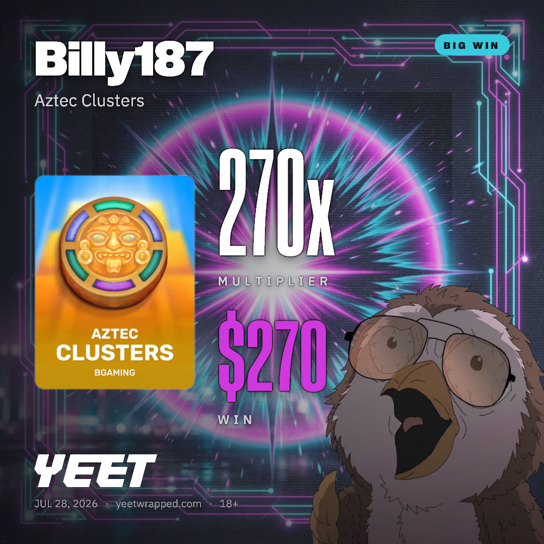 Billy187 hit 270x on Aztec Clusters