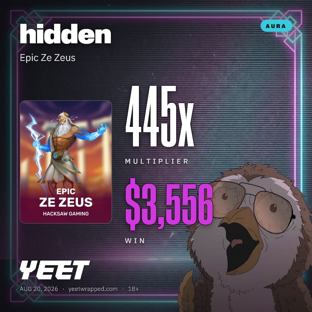 hidden hit 444.5x on Epic Ze Zeus