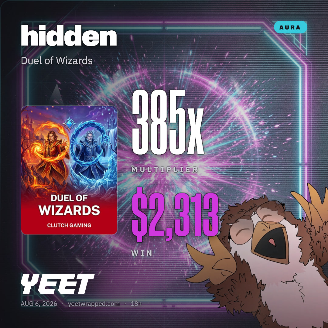 hidden hit 385.4x on Duel of Wizards