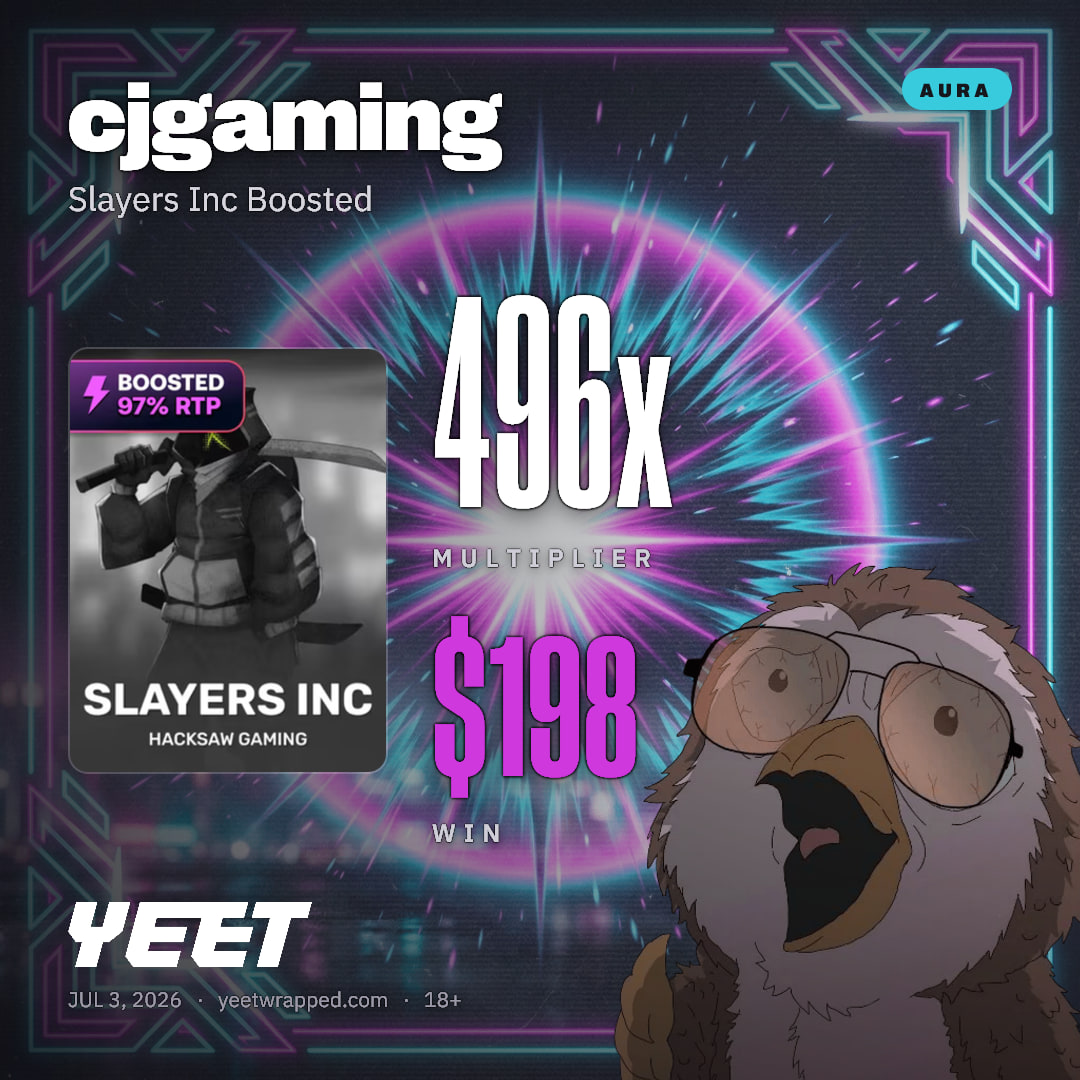cjgaming hit 496.1x on Slayers Inc Boosted