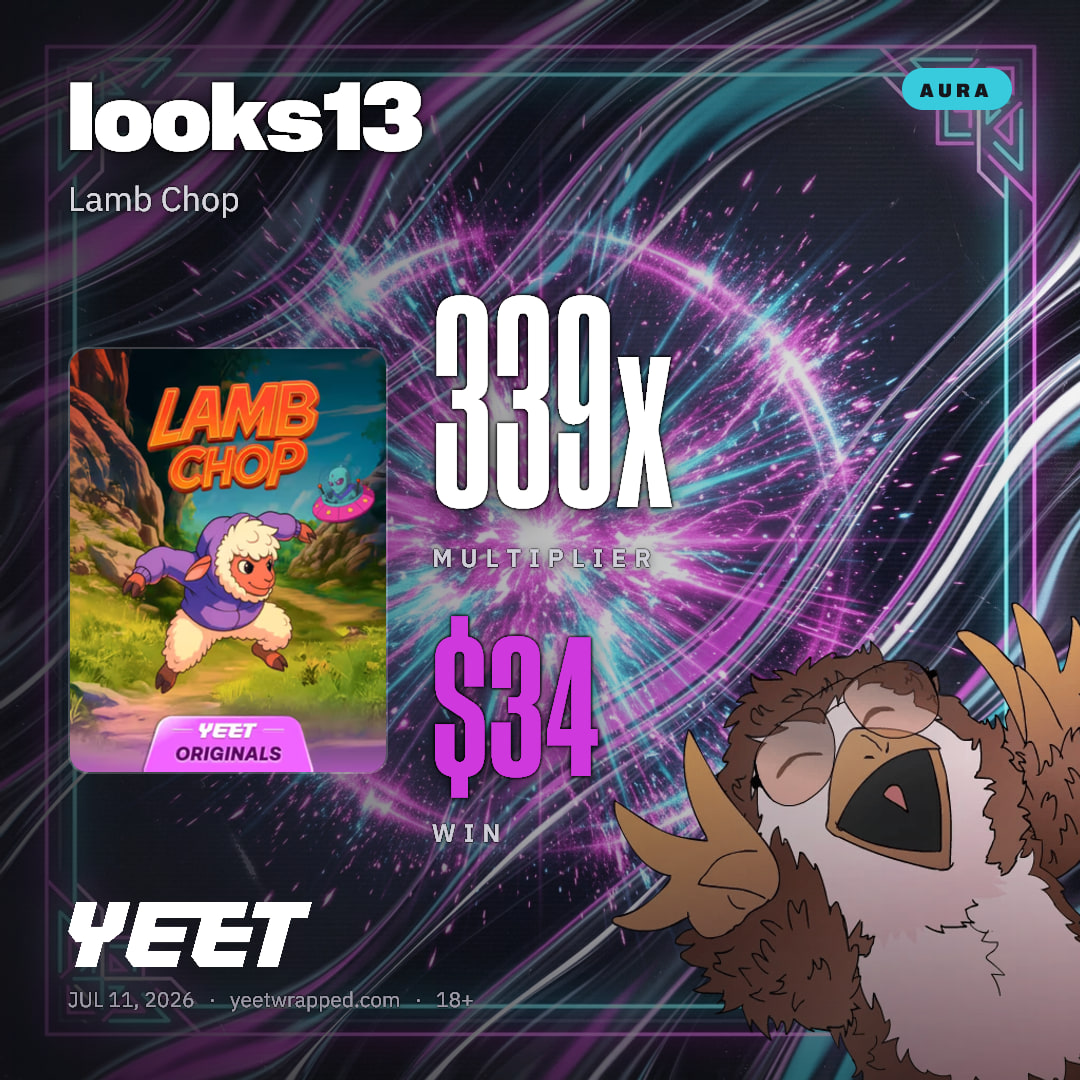 looks13 hit 338.7x on Lamb Chop