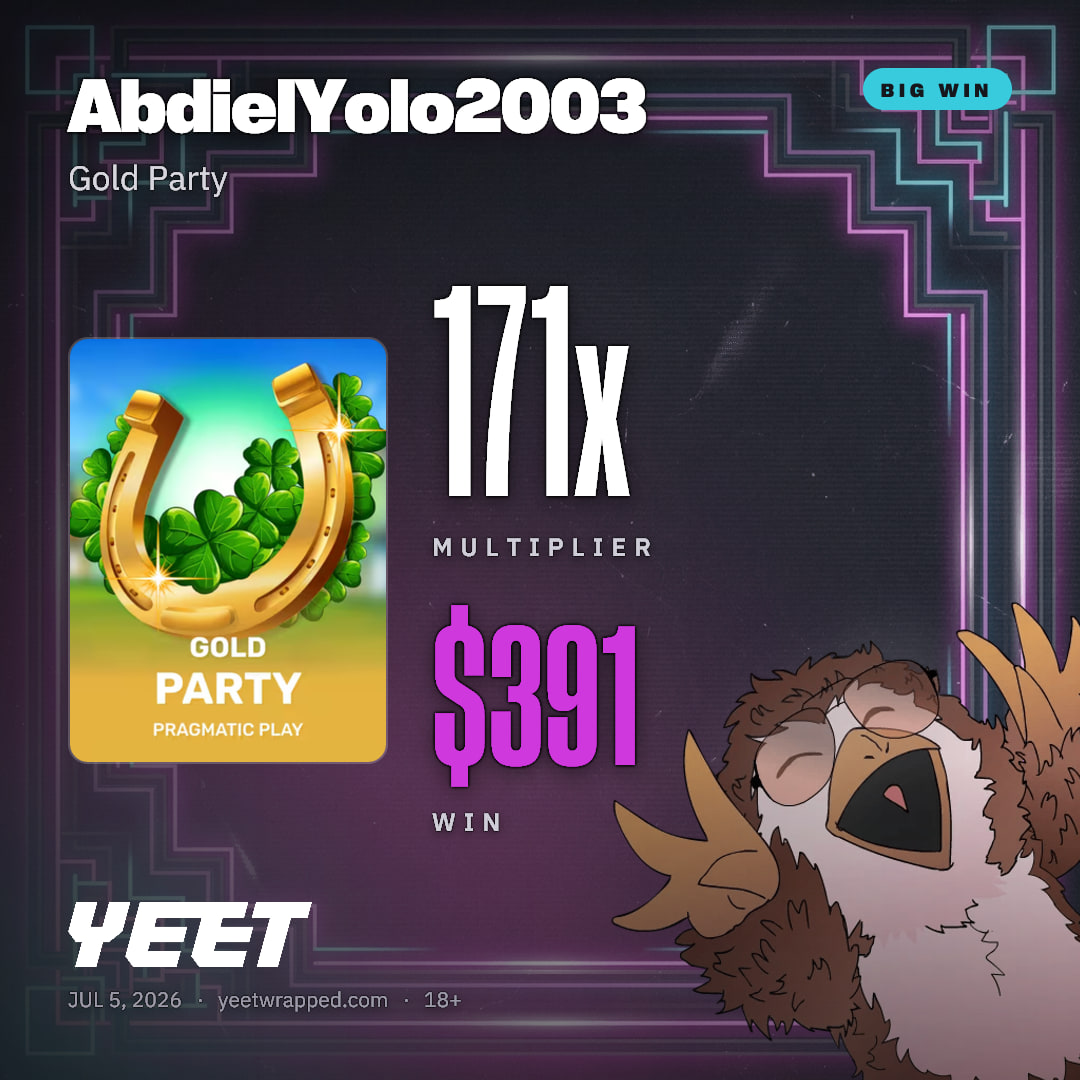 AbdielYolo2003 hit 170.6x on Gold Party