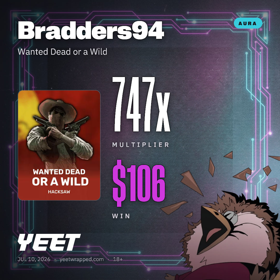 Bradders94 hit 747.3x on Wanted Dead or a Wild