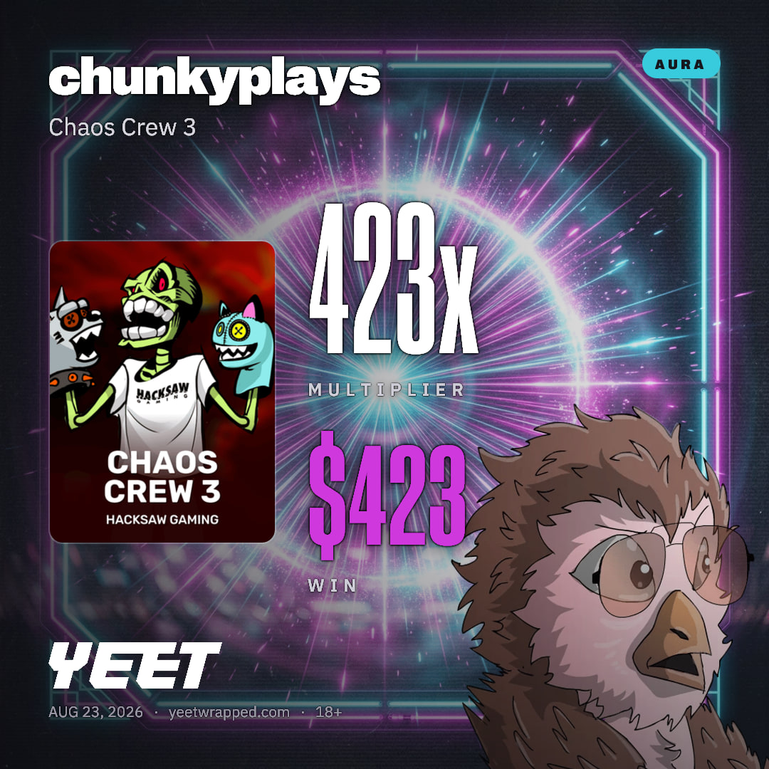 chunkyplays hit 423.2x on Chaos Crew 3