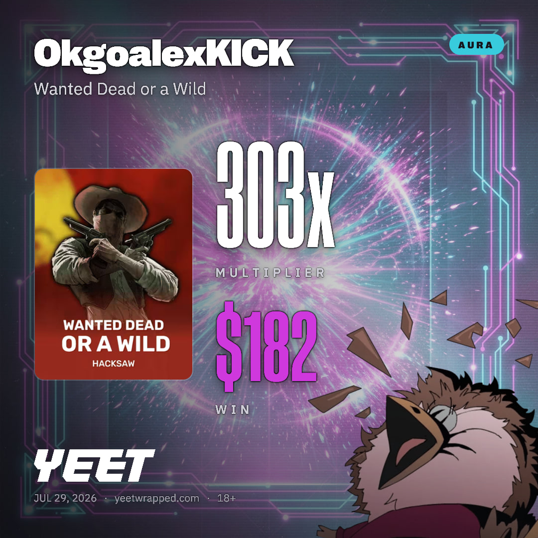 OkgoalexKICK hit 303.1x on Wanted Dead or a Wild