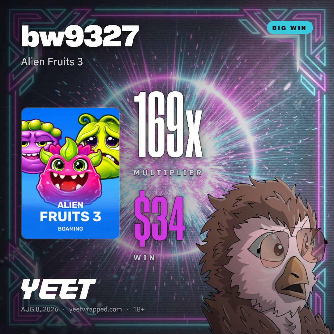 bw9327 hit 168.8x on Alien Fruits 3