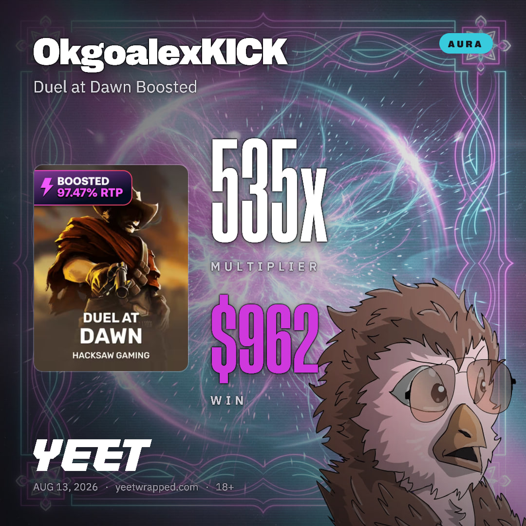 OkgoalexKICK hit 534.7x on Duel at Dawn Boosted