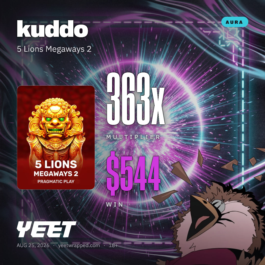 kuddo hit 362.6x on 5 Lions Megaways 2