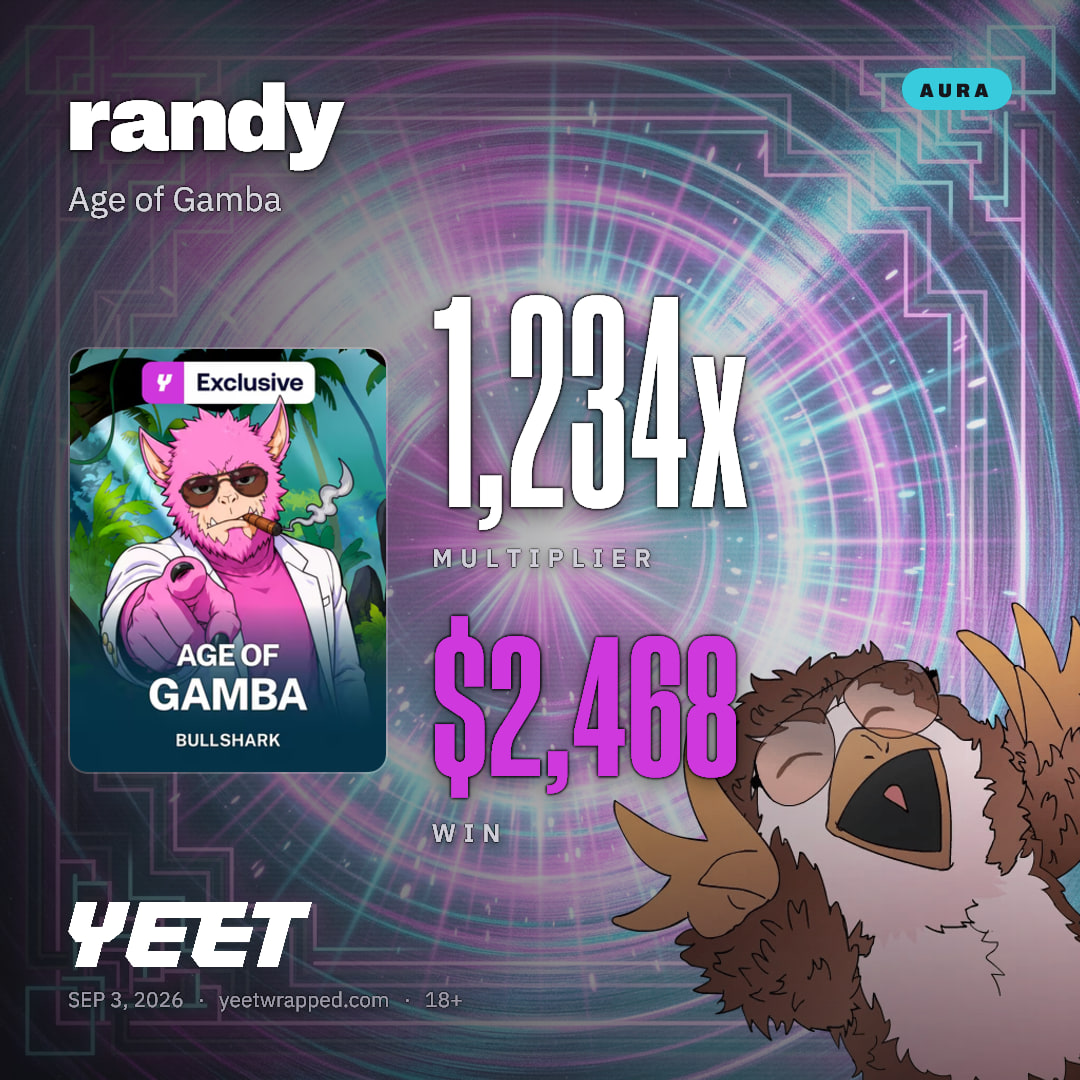 randy hit 1,234x on Age of Gamba