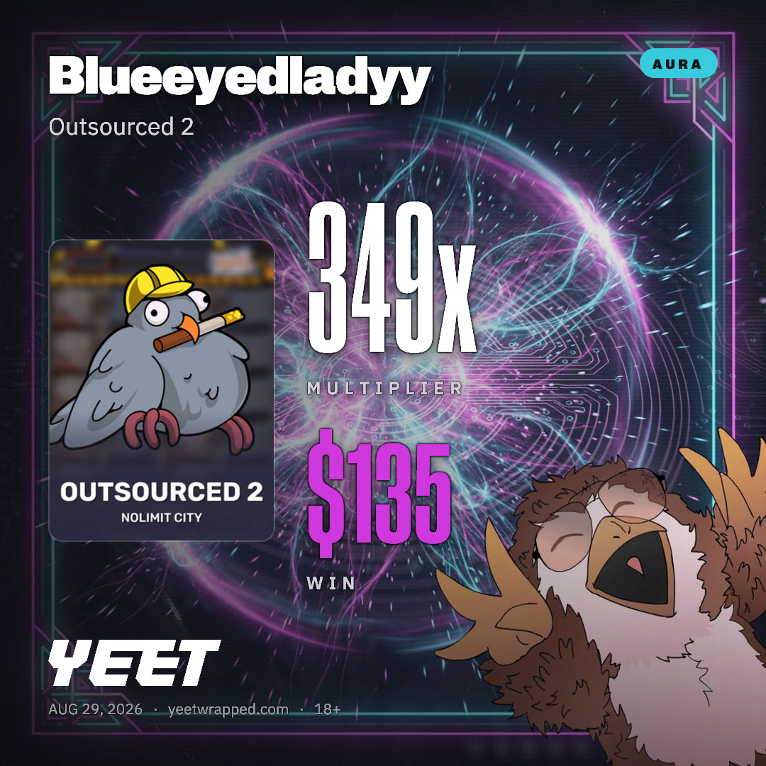 Blueeyedladyy hit 348.9x on Outsourced 2