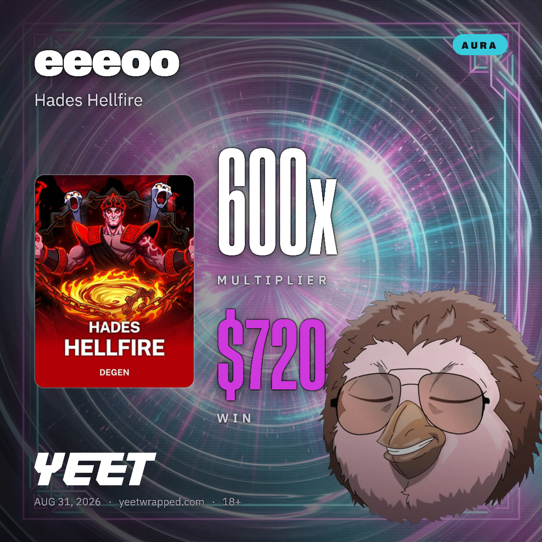 eeeoo hit 600.1x on Hades Hellfire