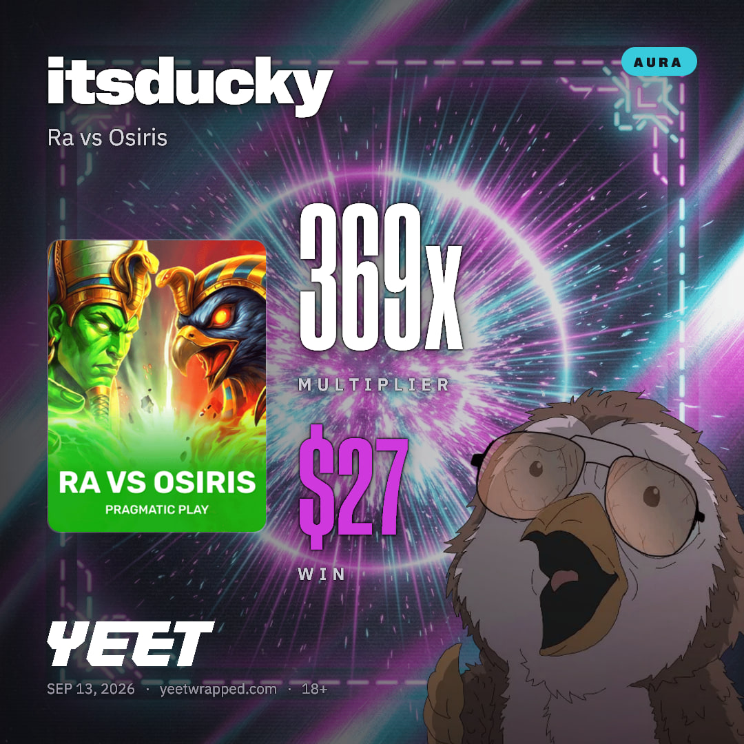 itsducky hit 369.1x on Ra vs Osiris