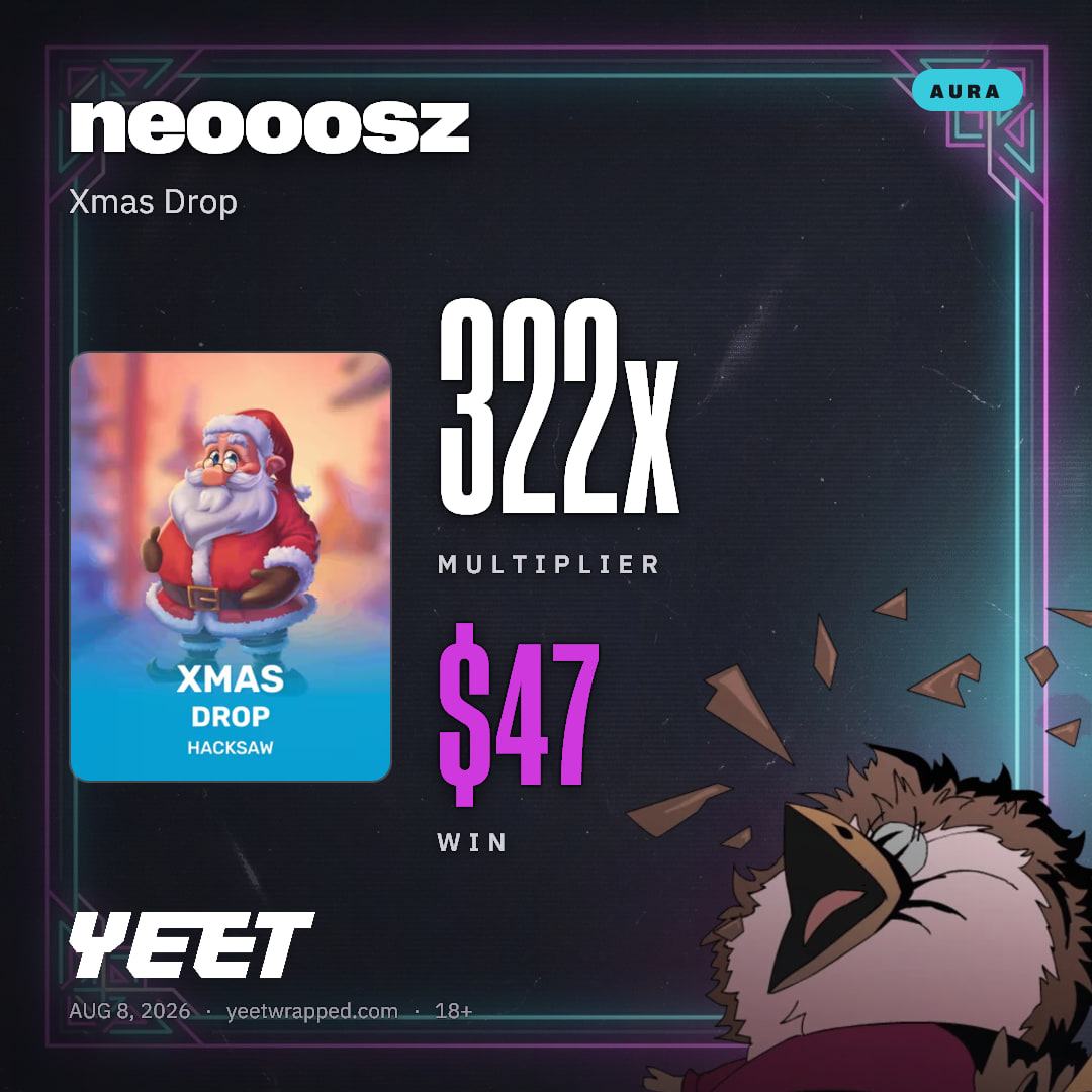 neooosz hit 322.1x on Xmas Drop