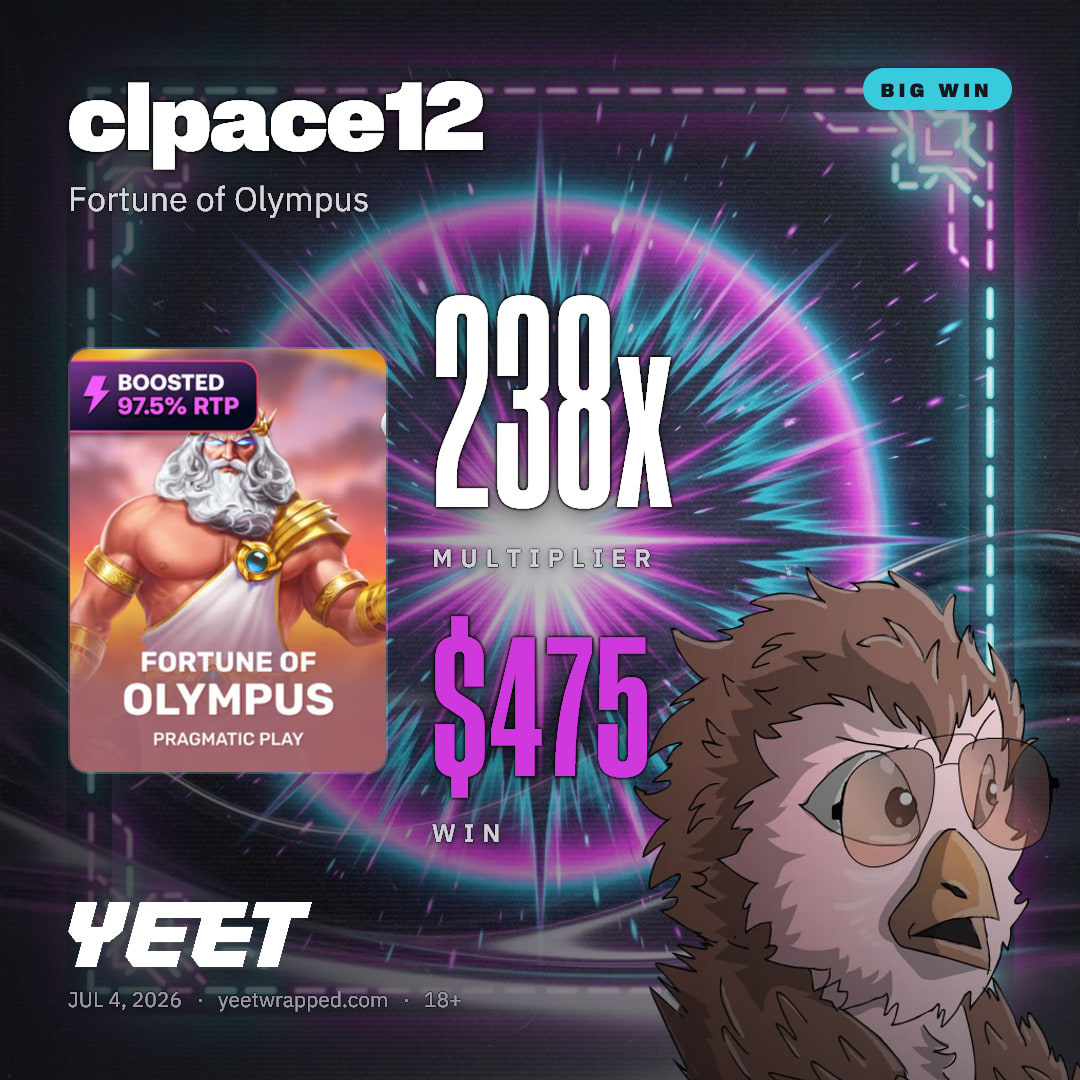 clpace12 hit 237.5x on Fortune of Olympus