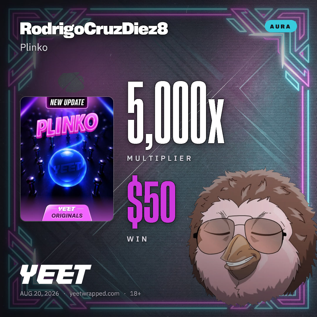 RodrigoCruzDiez8 hit 5,000x on Plinko