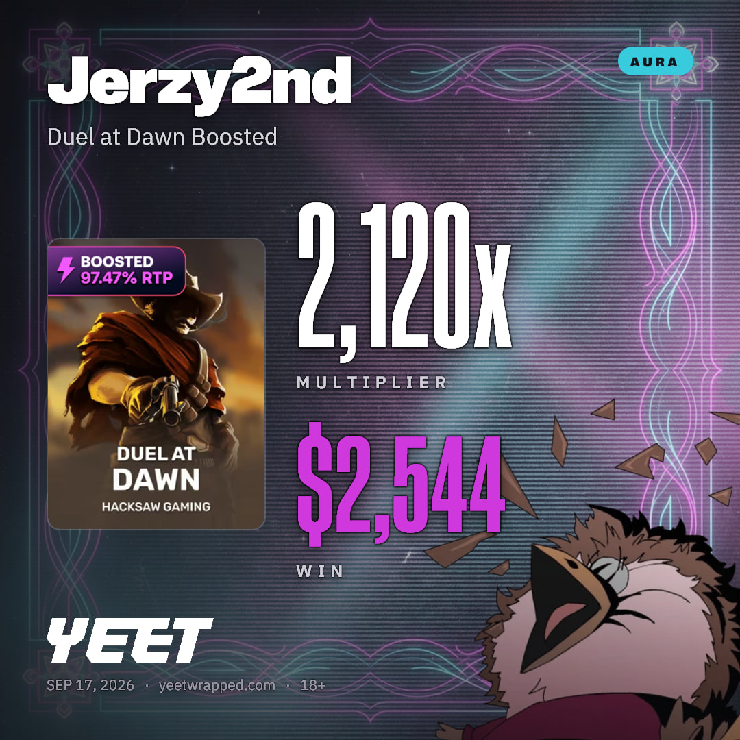 Jerzy2nd hit 2,120x on Duel at Dawn Boosted