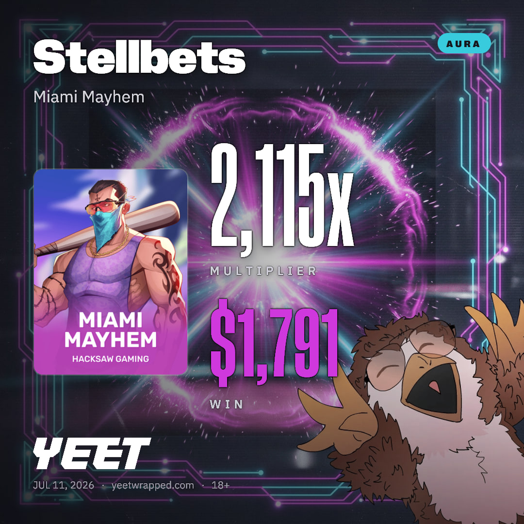 Stellbets hit 2,115x on Miami Mayhem