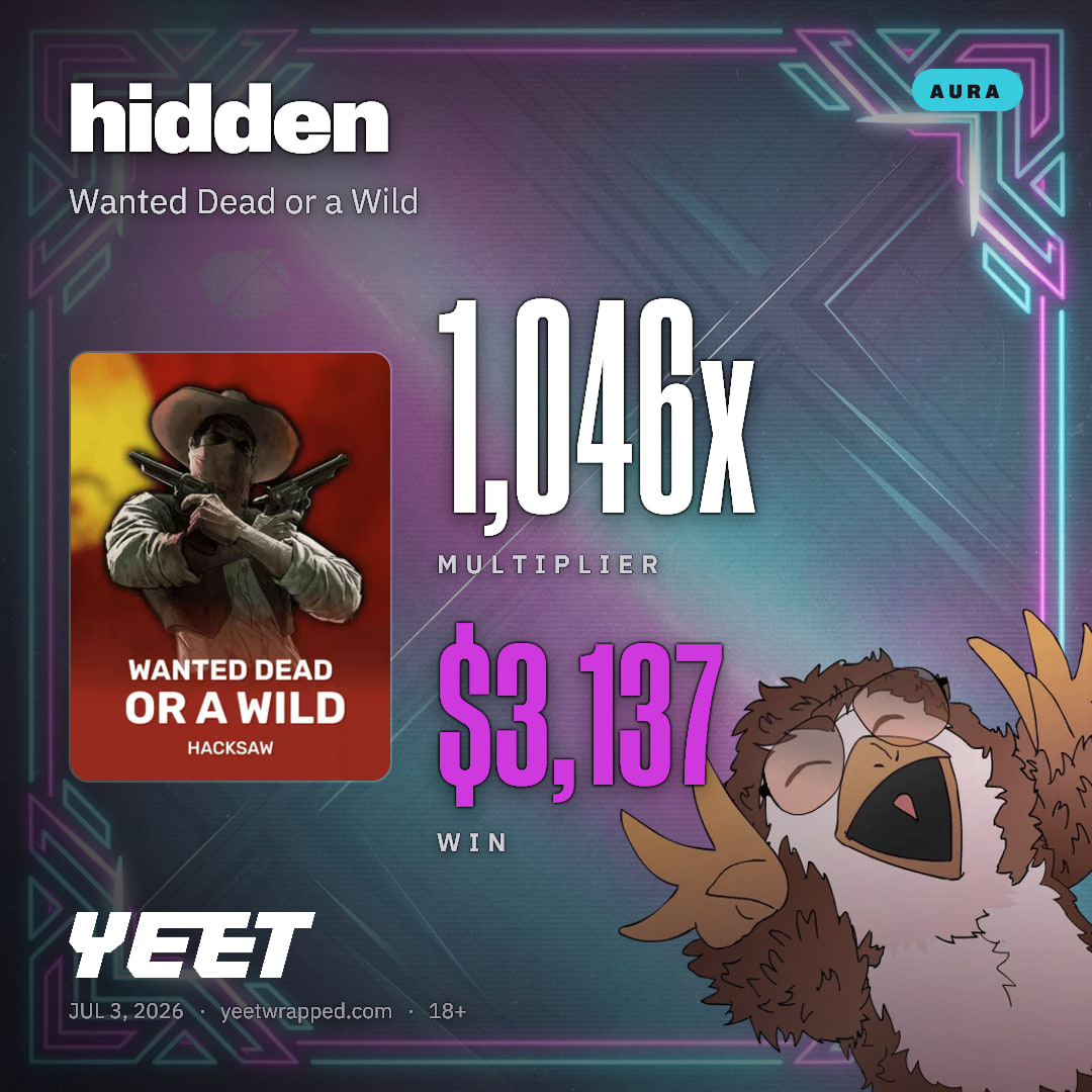 hidden hit 1,046x on Wanted Dead or a Wild