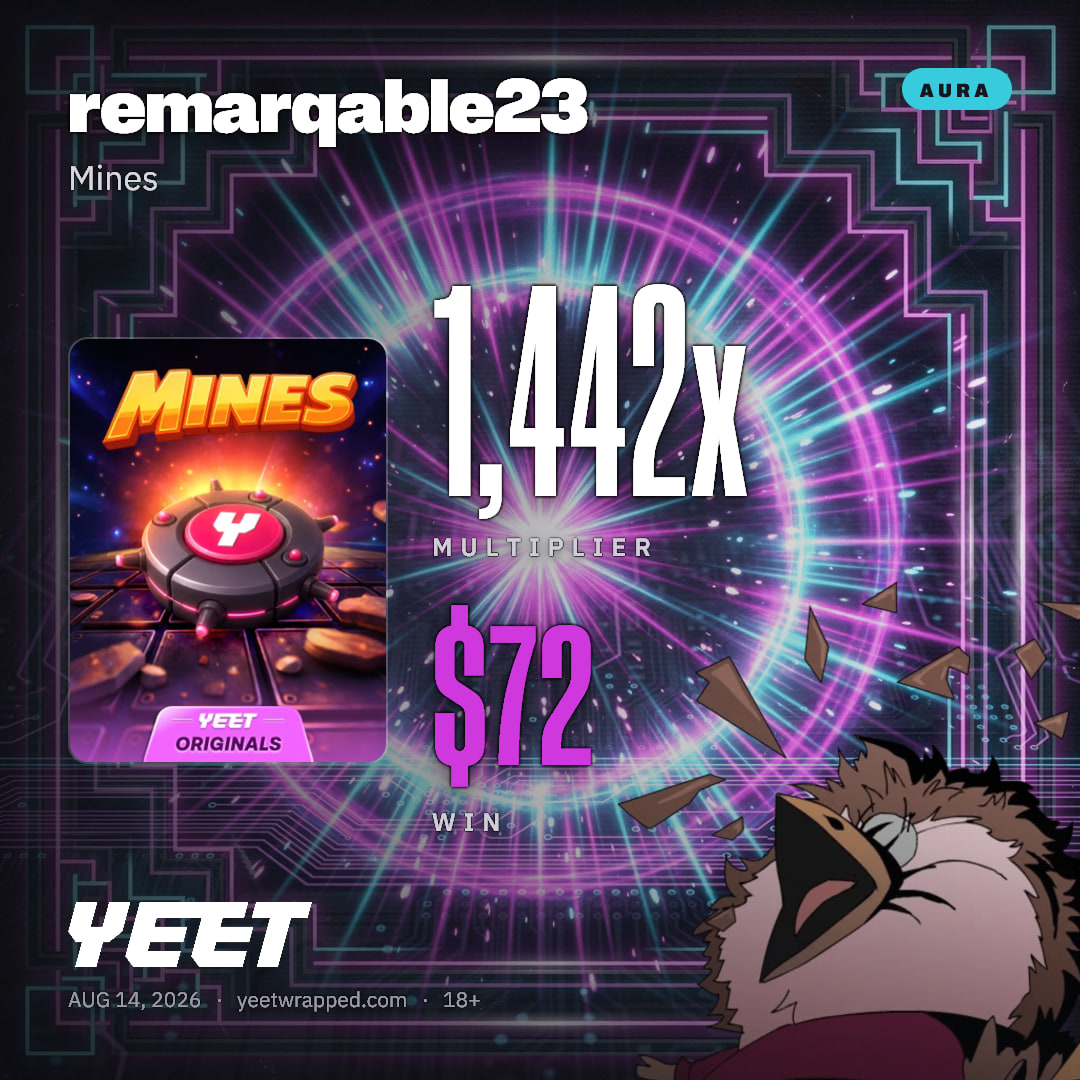 remarqable23 hit 1,442x on Mines