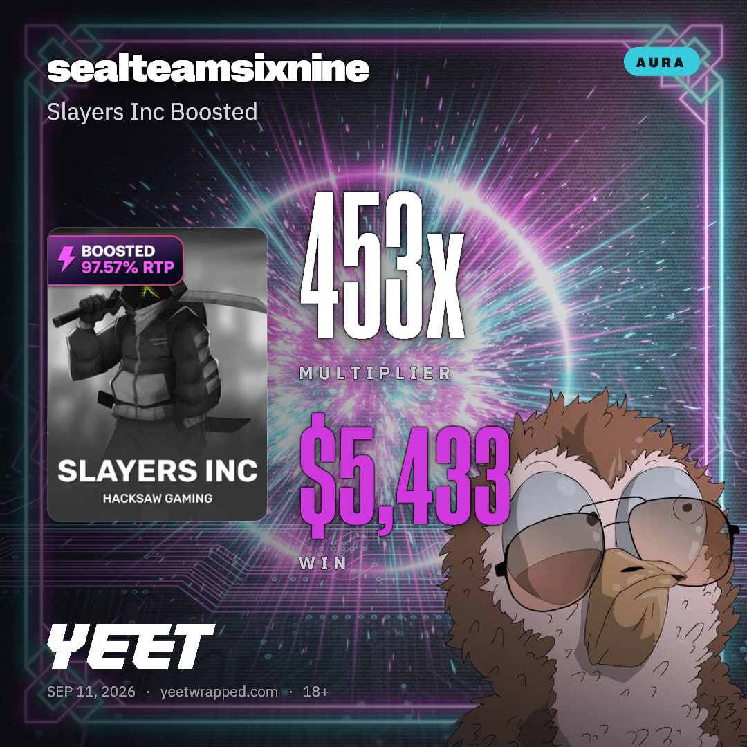 sealteamsixnine hit 452.8x on Slayers Inc Boosted