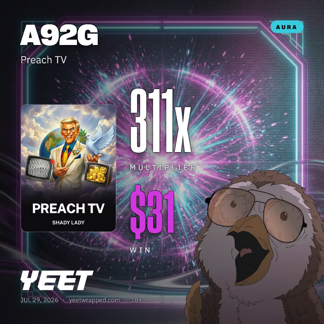 A92G hit 310.8x on Preach TV
