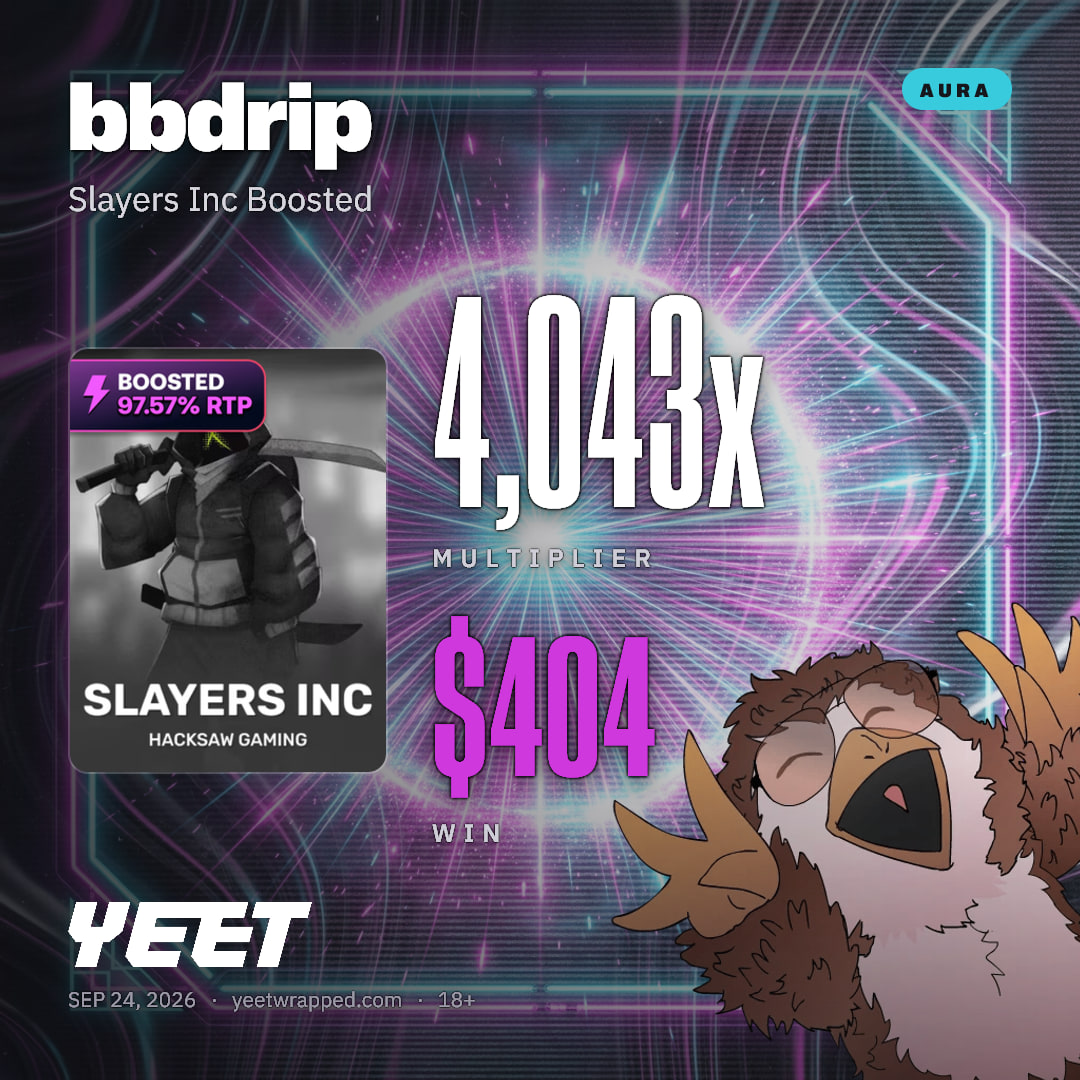 bbdrip hit 4,043x on Slayers Inc Boosted