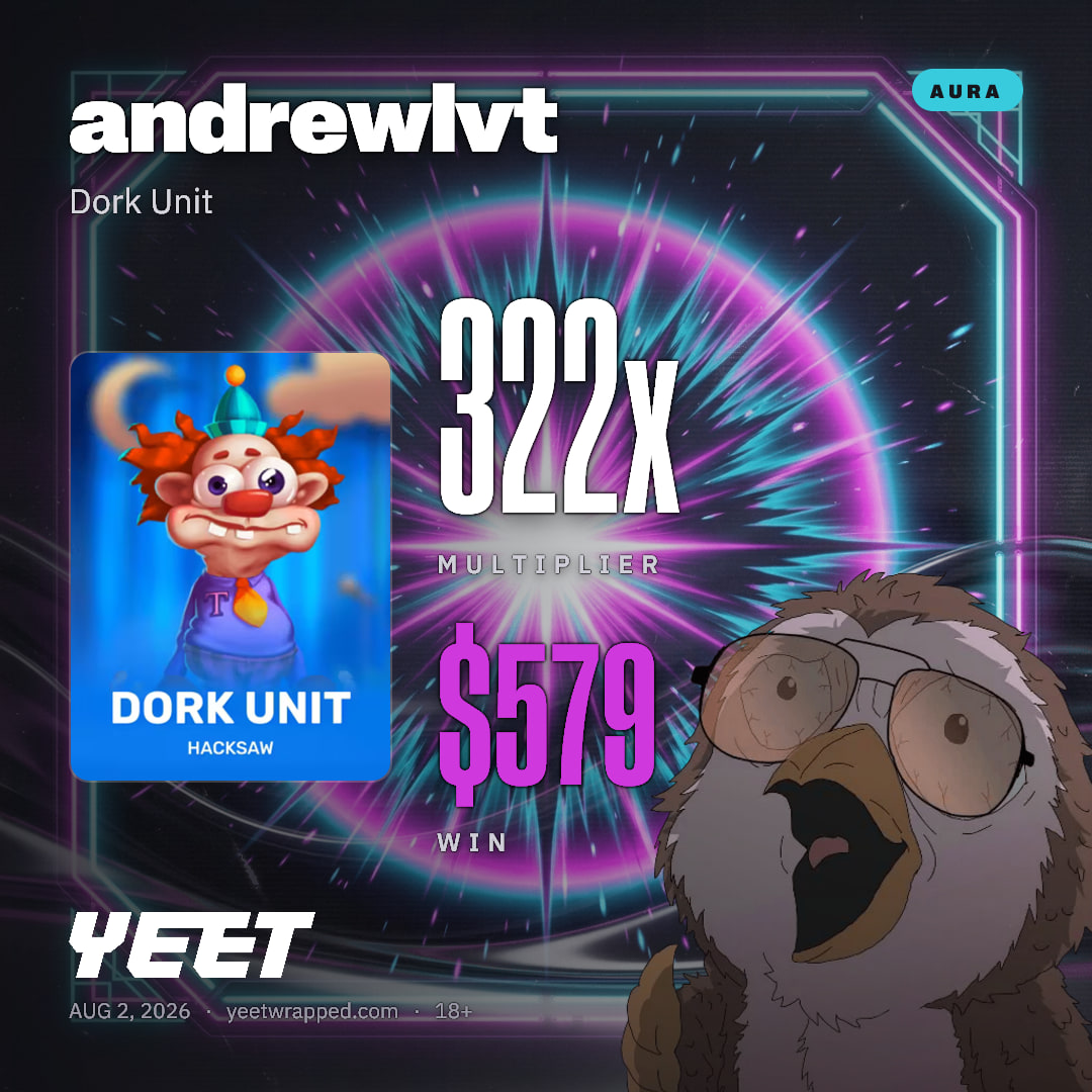 andrewlvt hit 321.8x on Dork Unit