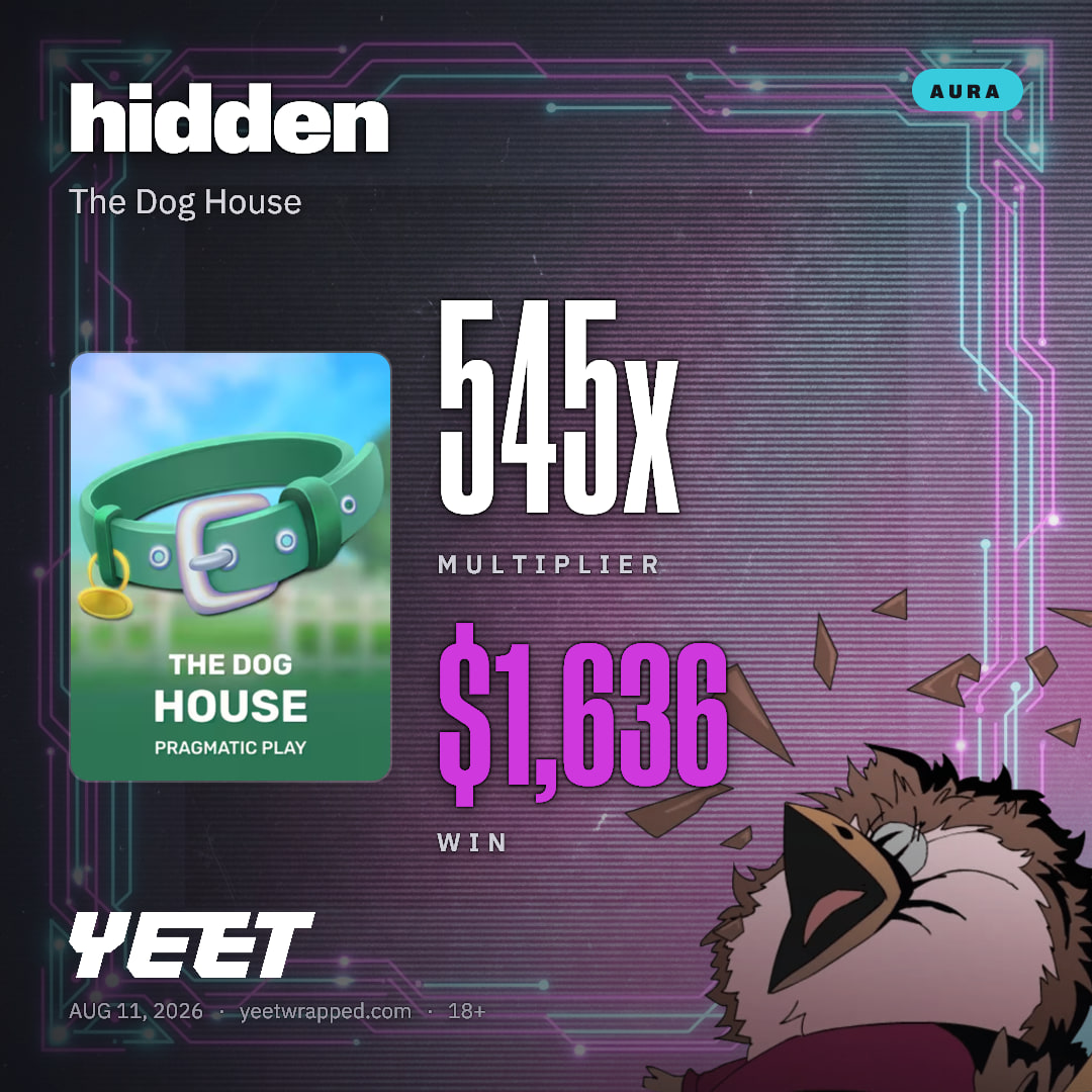 hidden hit 545.5x on The Dog House