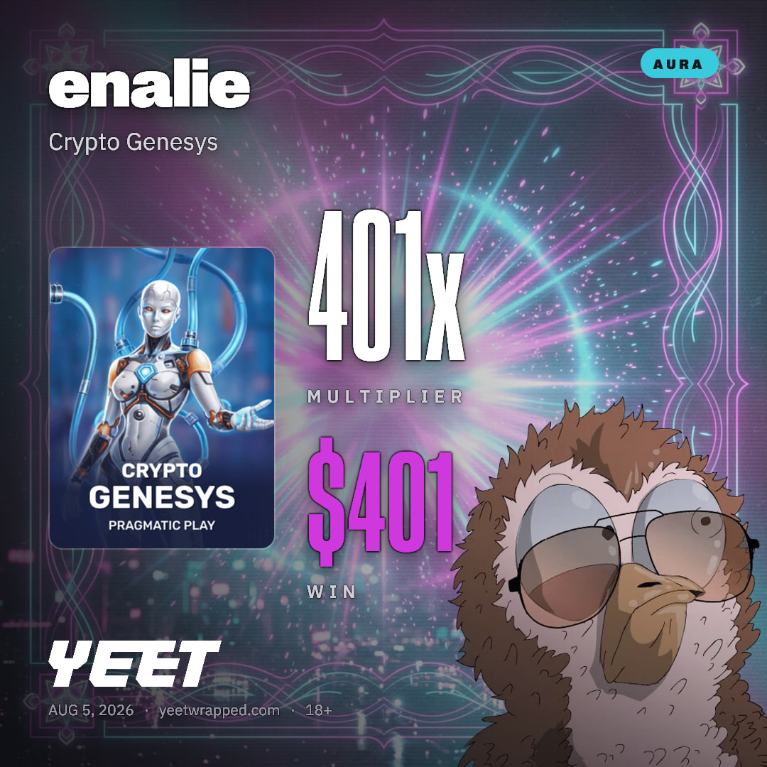 enalie hit 401.1x on Crypto Genesys